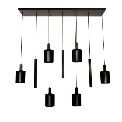 Lucide LAMBRES - Pendant light - 6xE27 - Black